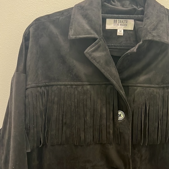 NWOT BB Dakota x Steve Madden Fringe Jacket - Picture 6 of 10
